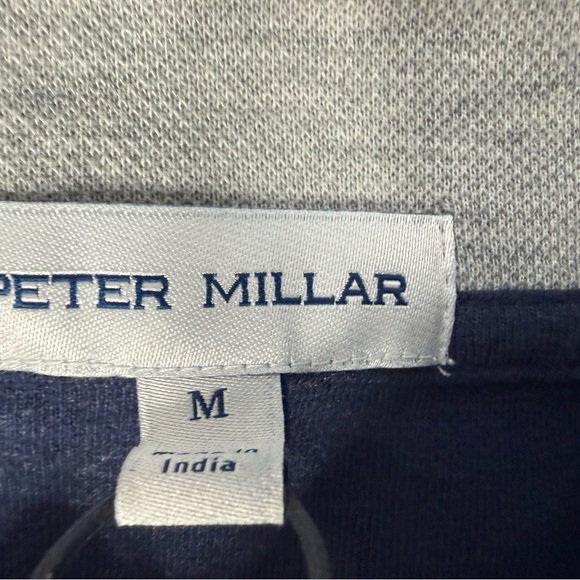 Peter Millar UPenn Crown  1/4 Zip Pullover Univ. Pennsylvania Medium NEW 1714 - Picture 4 of 5